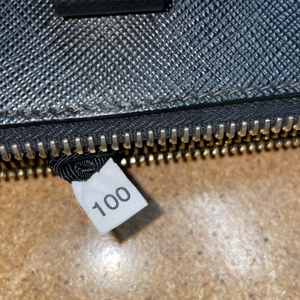 Prada Double Zip Lux Tote Saffiano #230036P11B - Picture 7 of 7